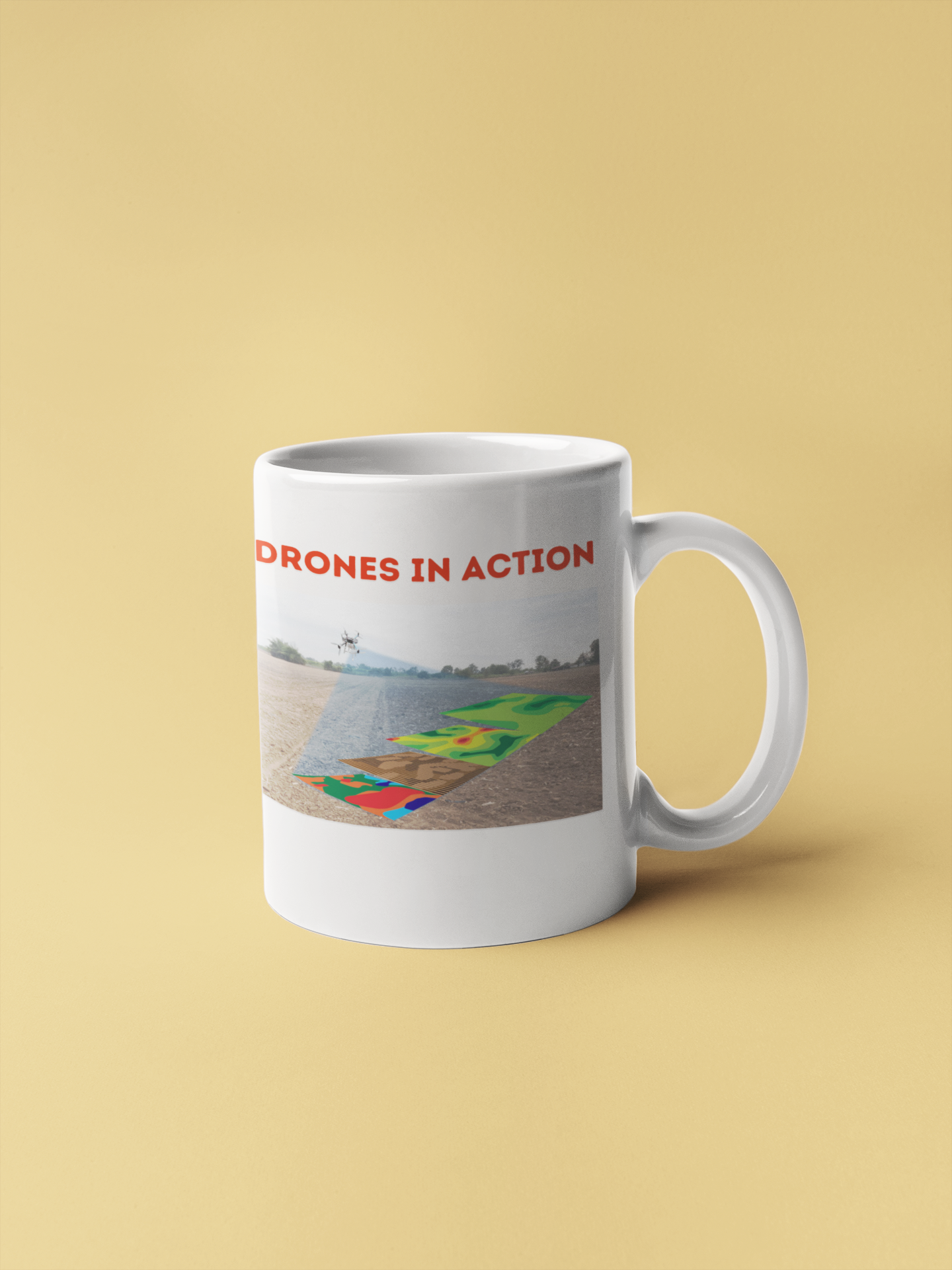 DRONES IN ACTION MUG