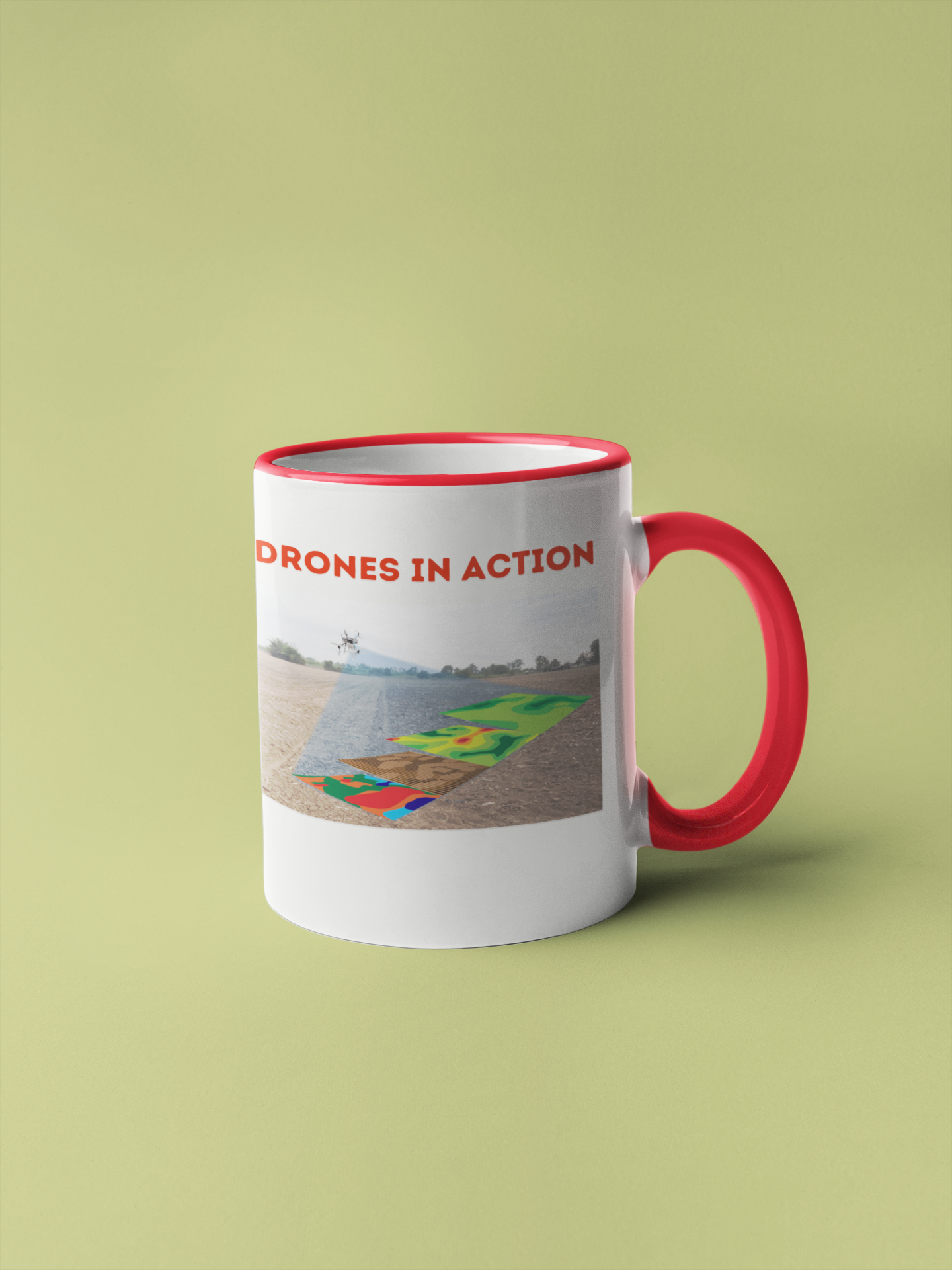 DRONES IN ACTION MUG