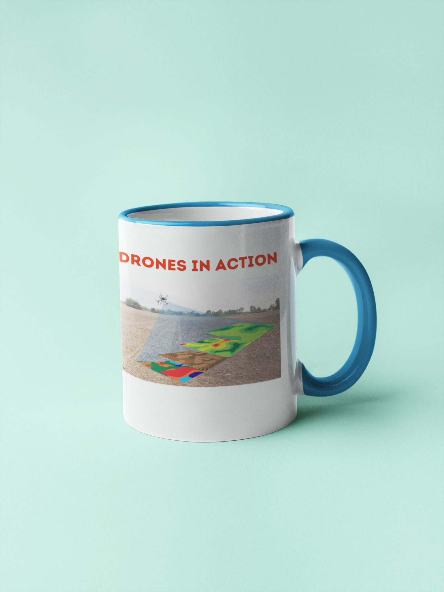 DRONES IN ACTION MUG