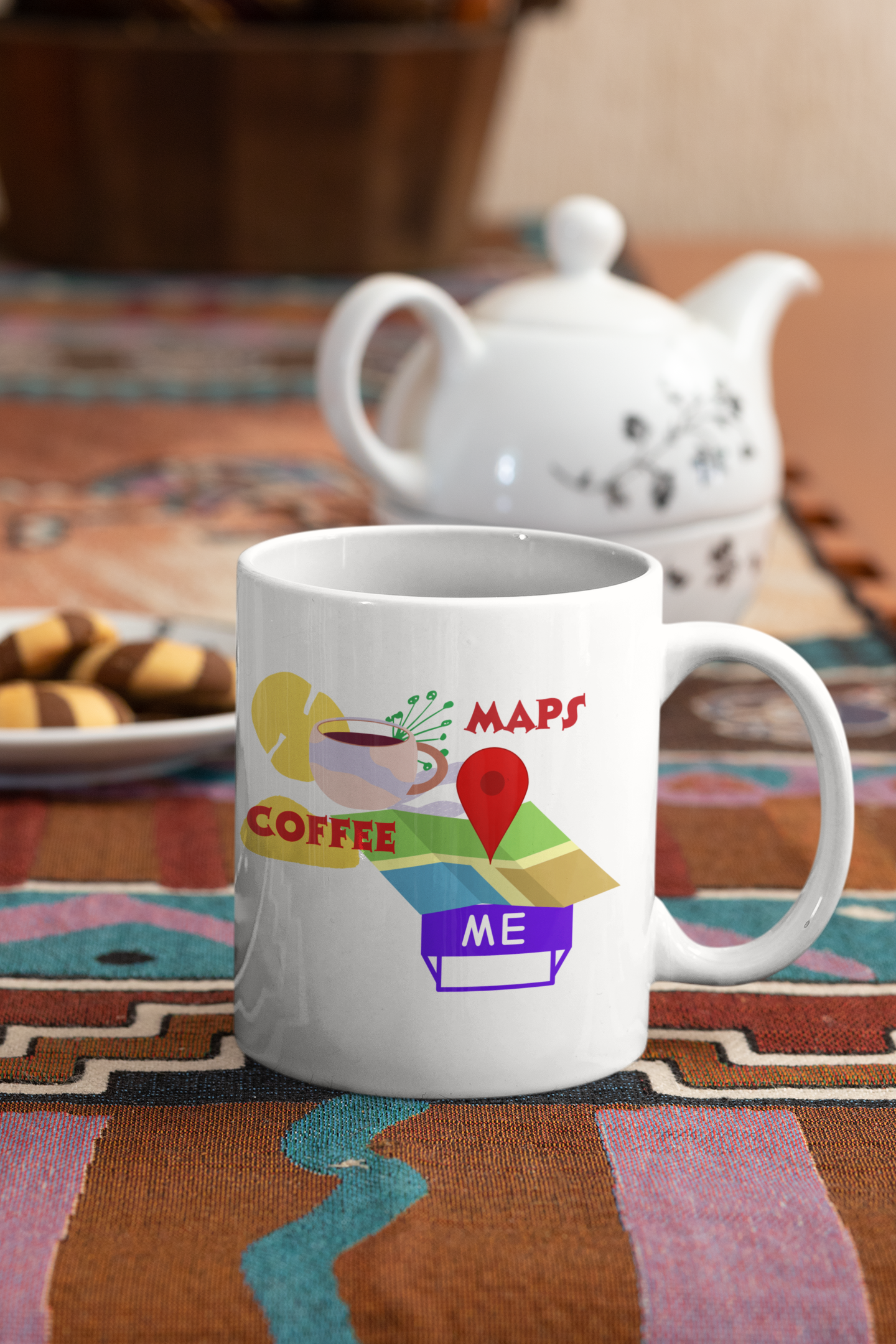Coffee Maps Me Mug