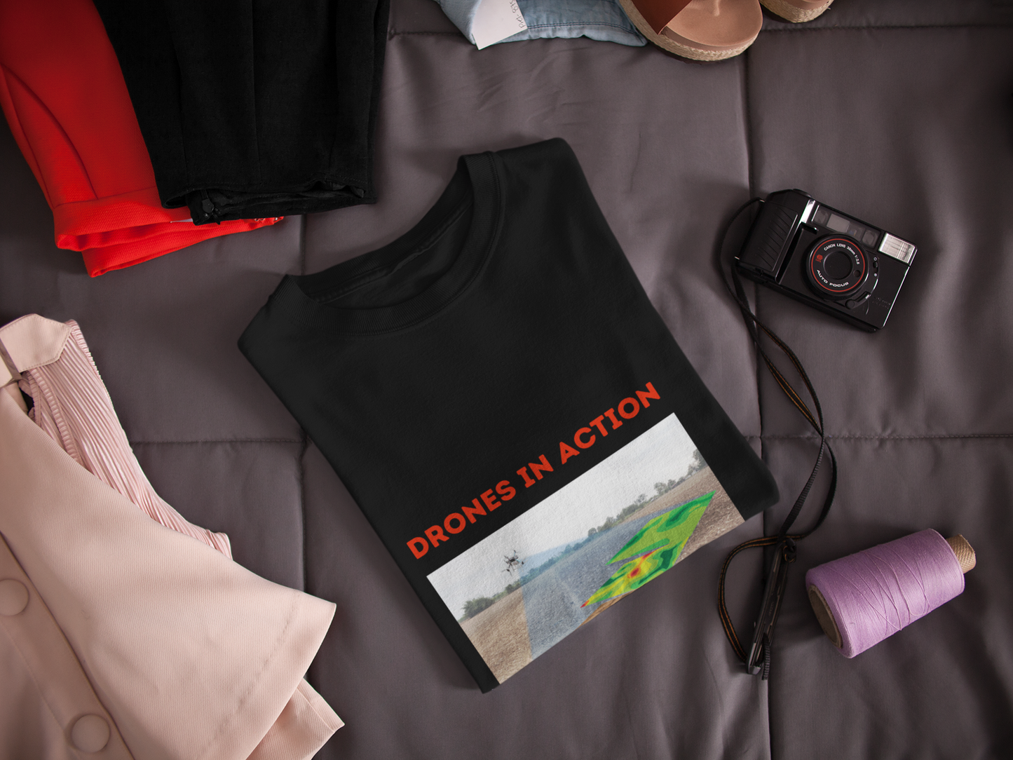 DRONE IN ACTION T SHIRT