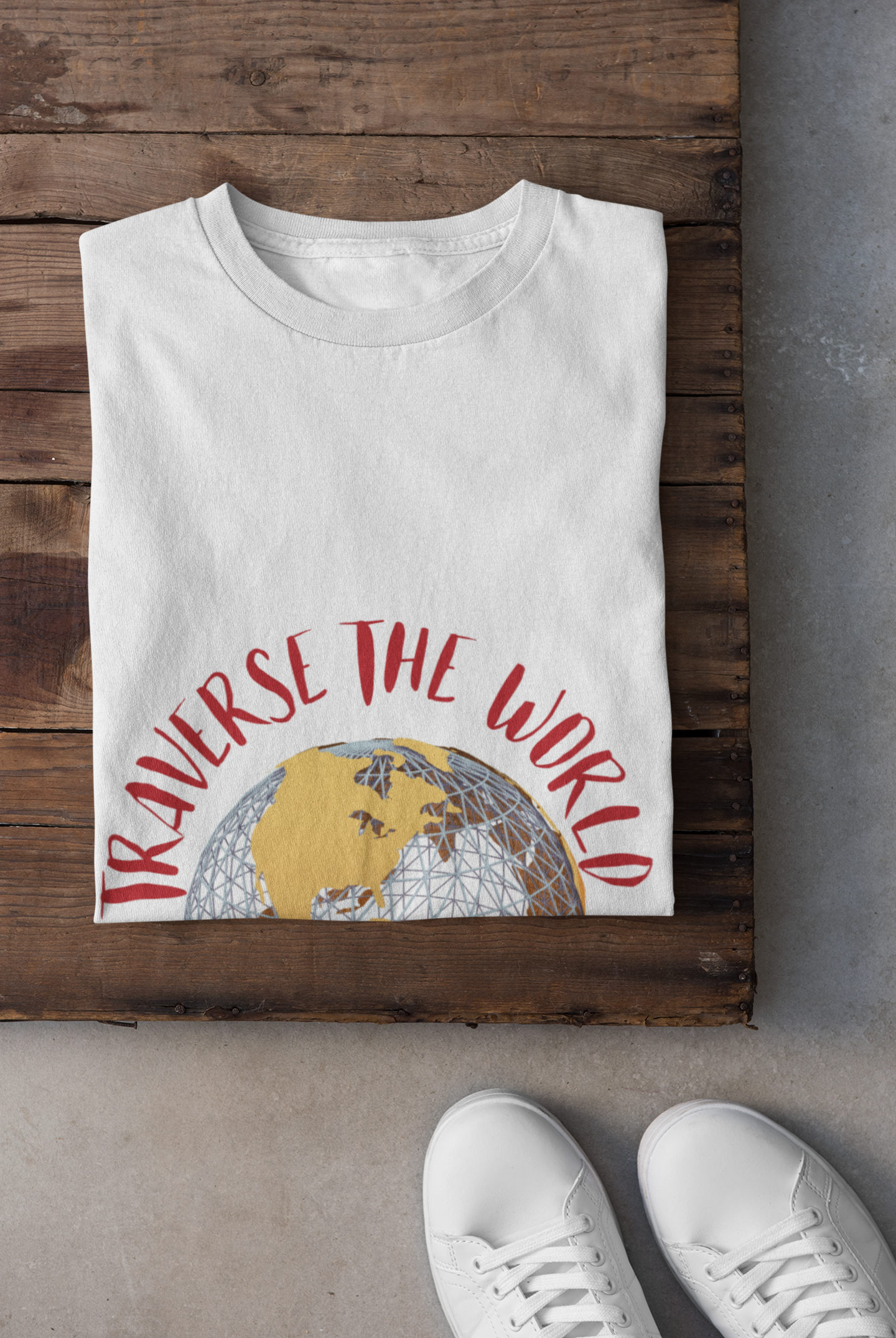 TRAVERSE THE WORLD T SHIRT