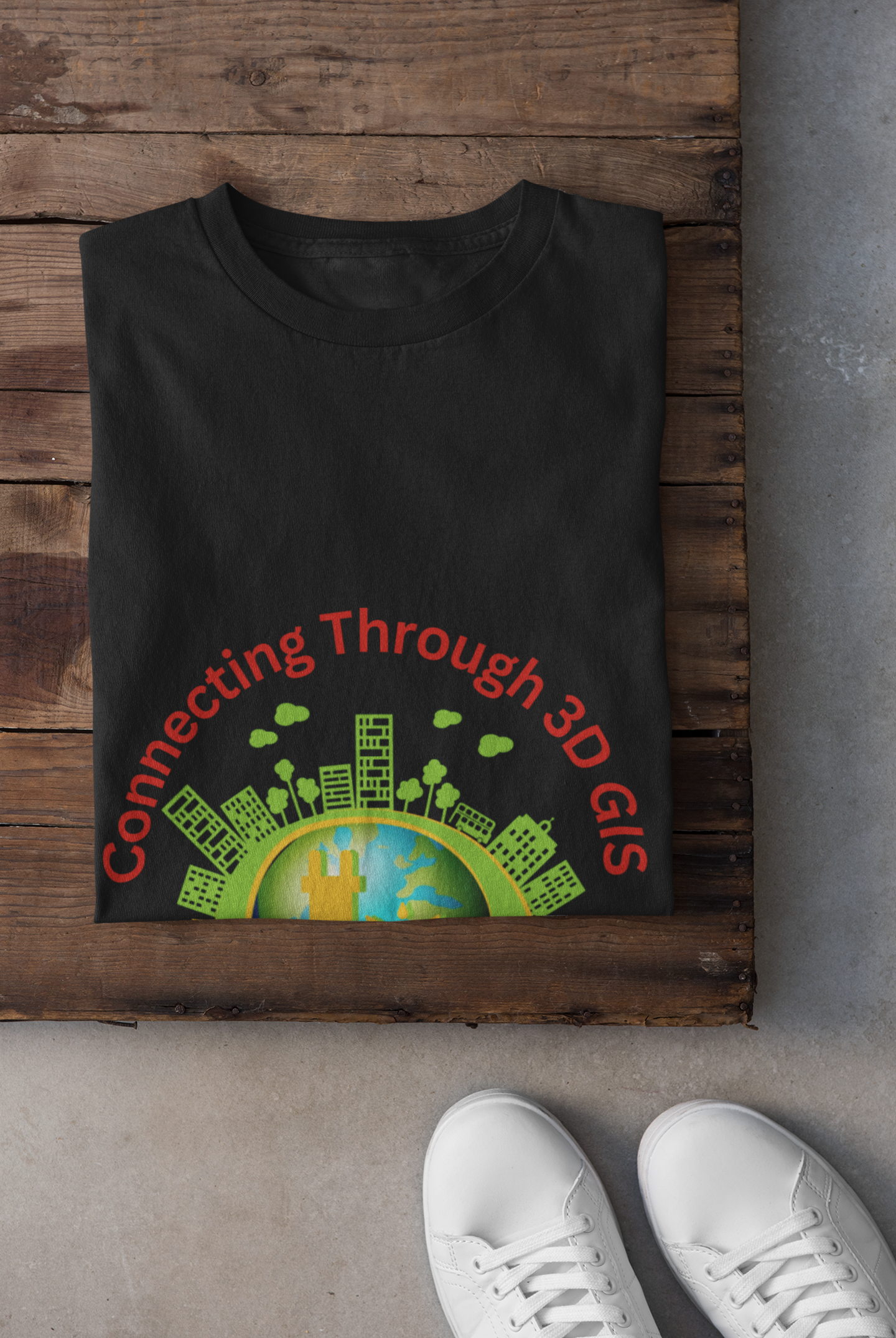 Connecting Through 3D GIS T shirt