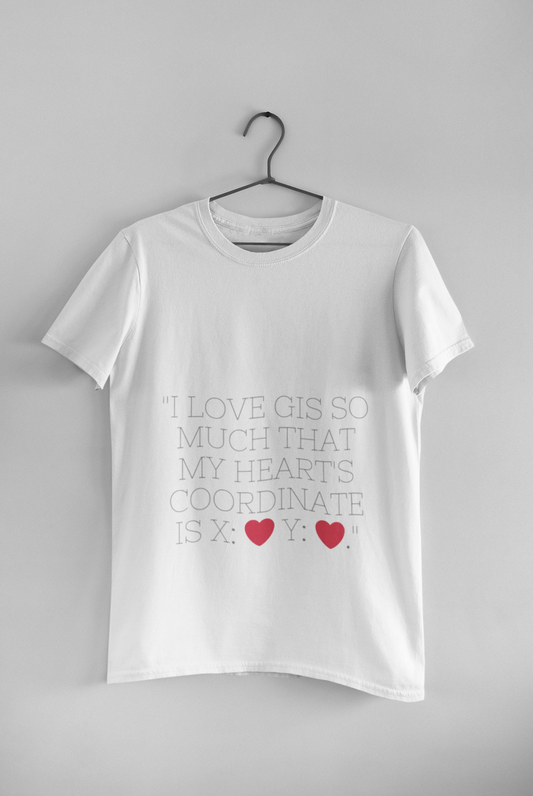 GIS Love T SHIRT