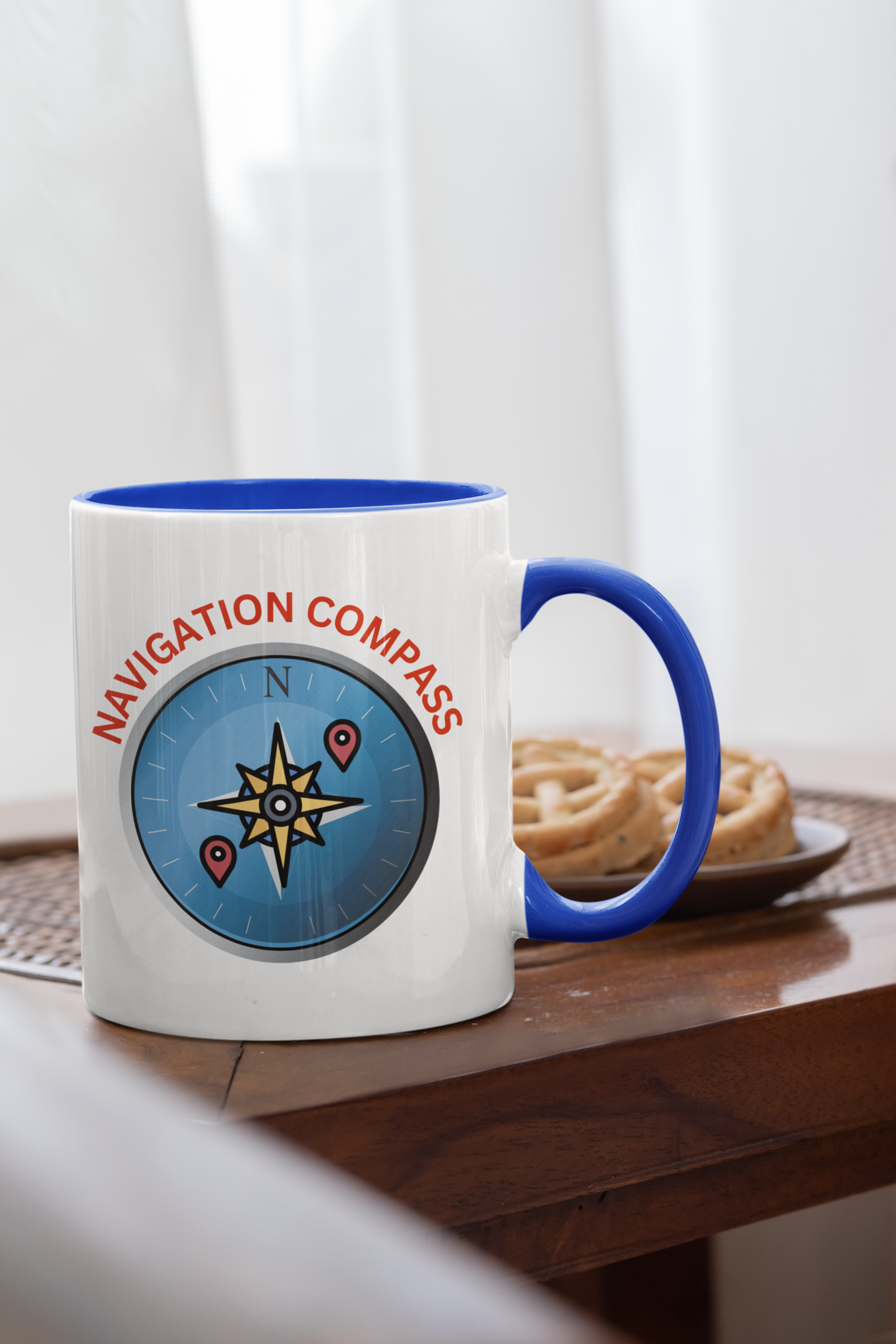 NAVIGATION COMPASS MUG