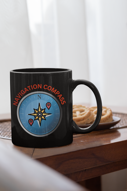 NAVIGATION COMPASS MUG