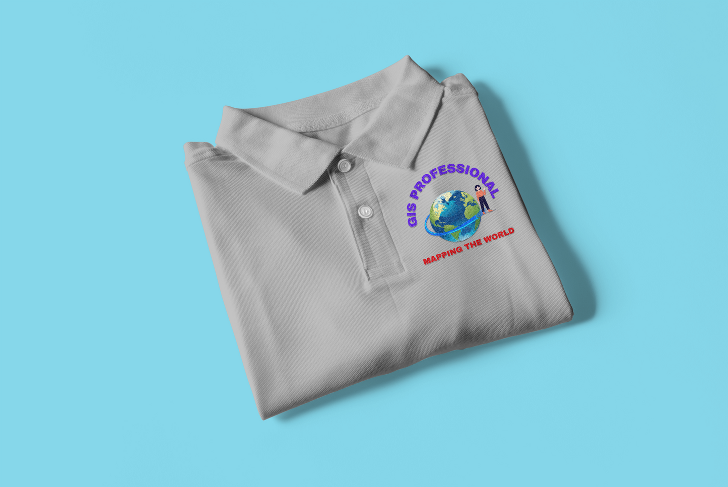 GIS PROFETIONAL MAPPING POLO T-SHIRT