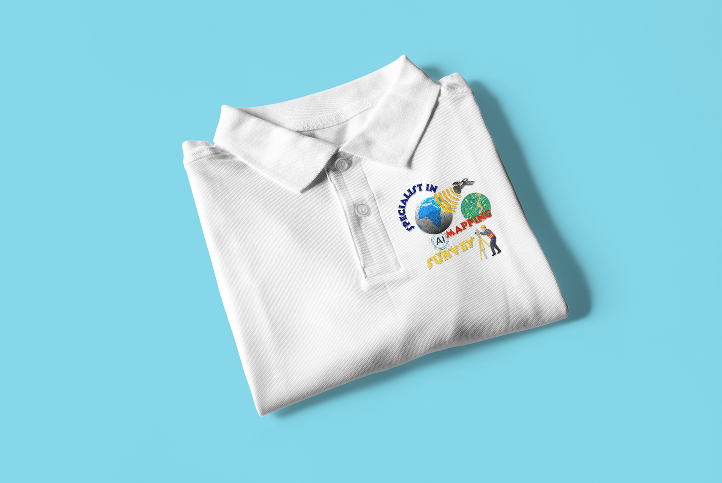 SPECIALIST IN MAPPING POLO T SHIRT