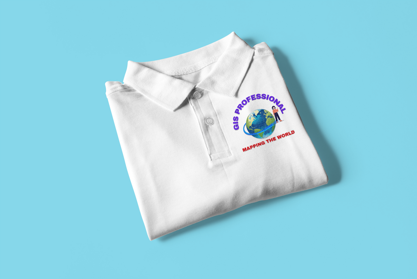 GIS PROFETIONAL MAPPING POLO T-SHIRT