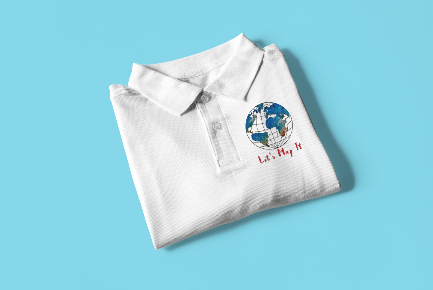 LET'S MAP IT POLO T SHIRT