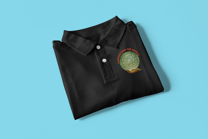 CONNECTING THE WORLD POLO T SHIRT