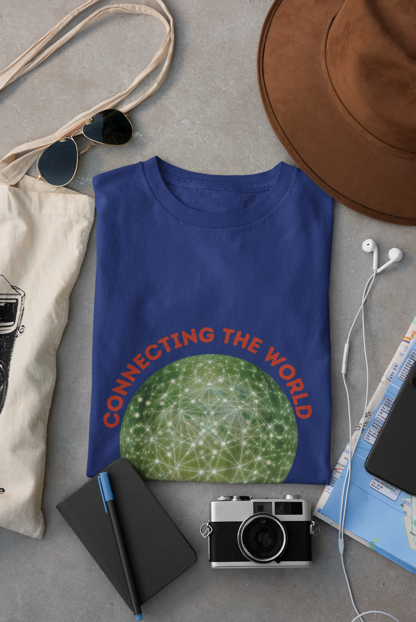 CONNECTING THE WORLD 🗺 T SHIRT