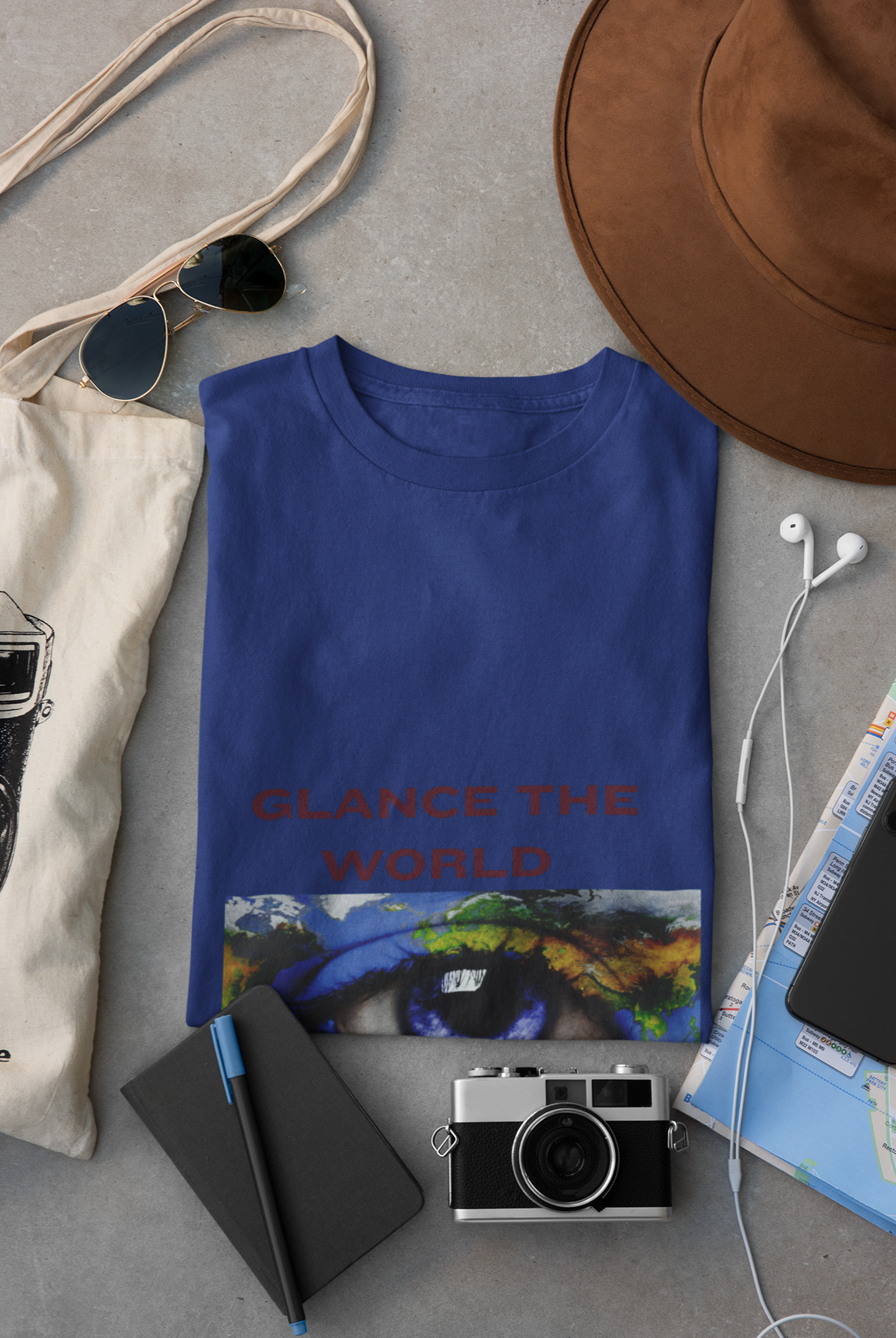 GLANCE THE WORLD 🗺 T SHIRT