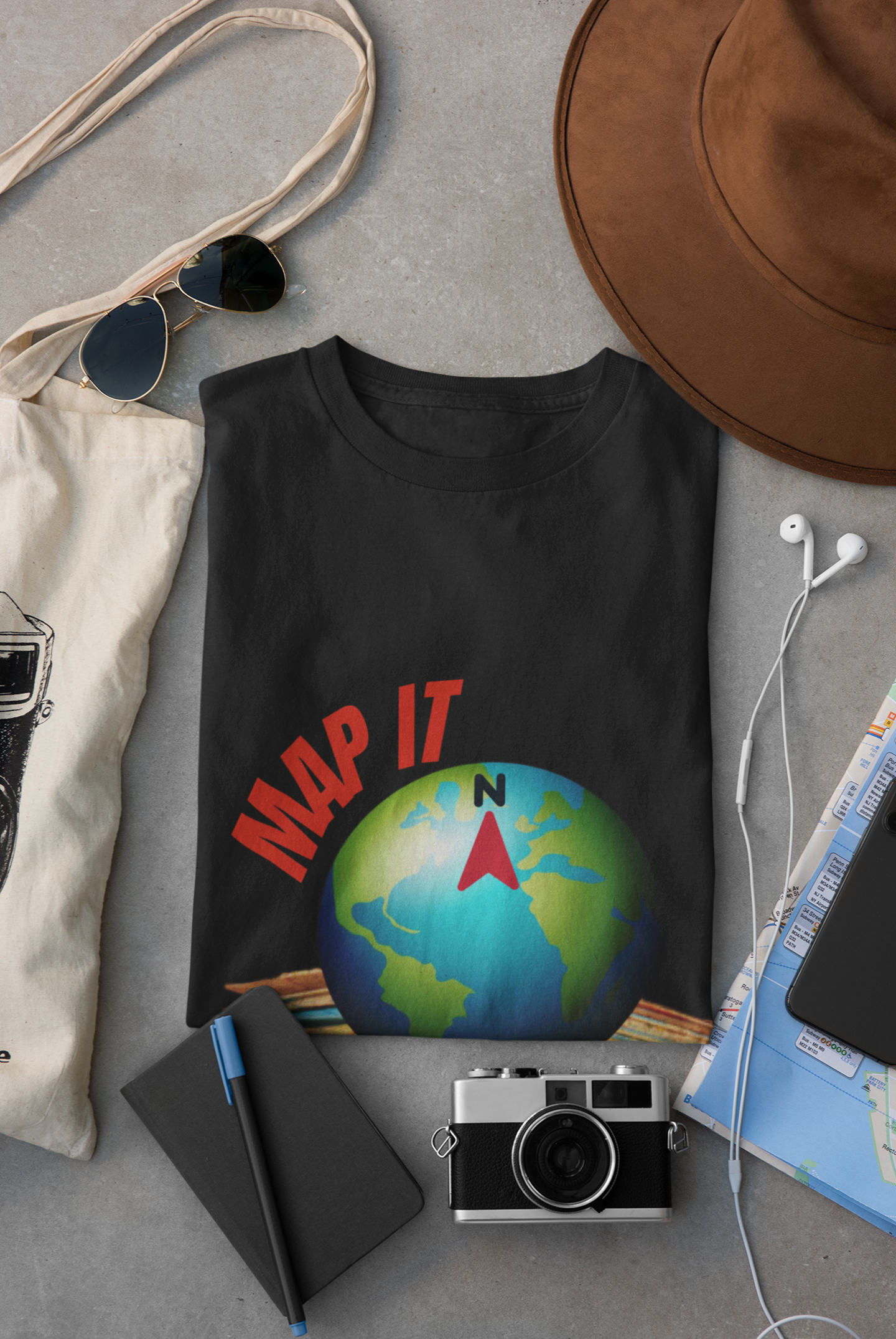 Map It T shirt