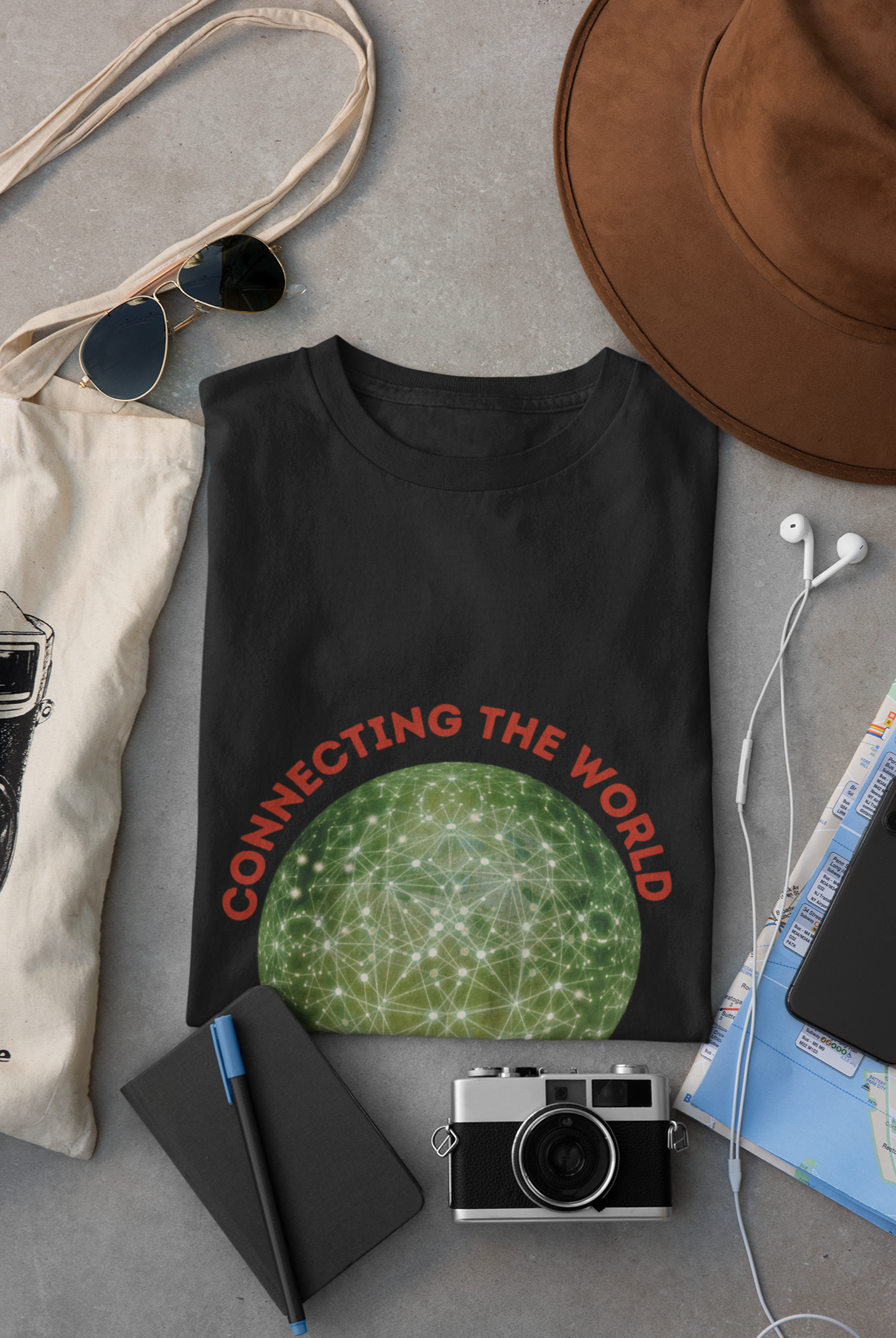 CONNECTING THE WORLD 🗺 T SHIRT