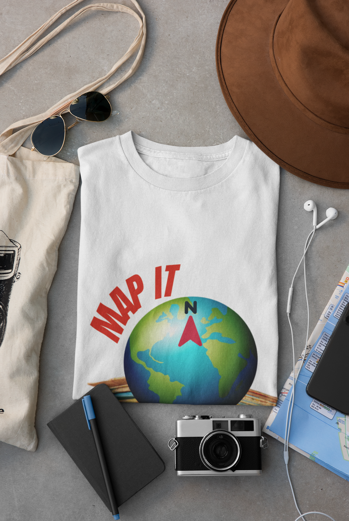 Map It T shirt