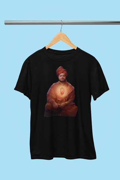 SWAMI VIVEKANANDA PADMASAN T-SHIRT