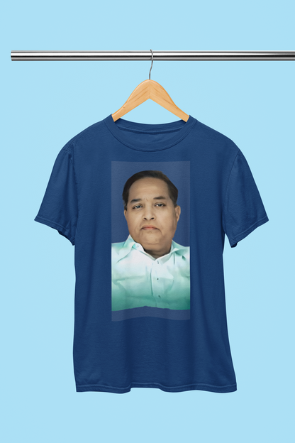 BHIMRAO RAMJI AMBEDKAR REAL PIC T-SHIRT