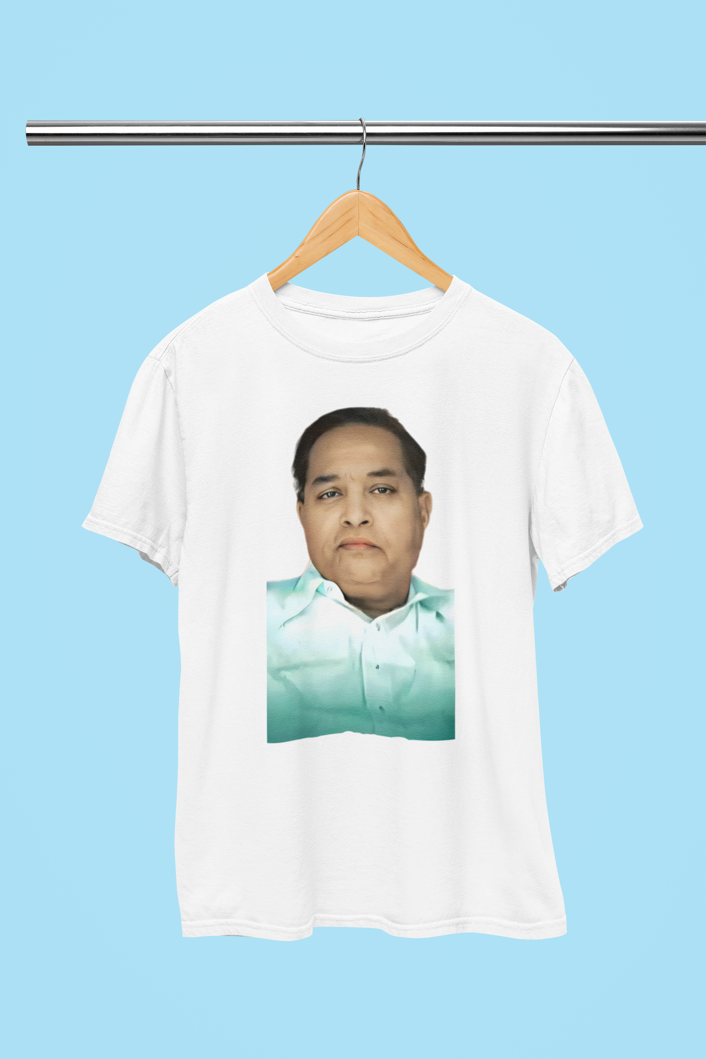 BHIMRAO RAMJI AMBEDKAR REAL PIC T-SHIRT