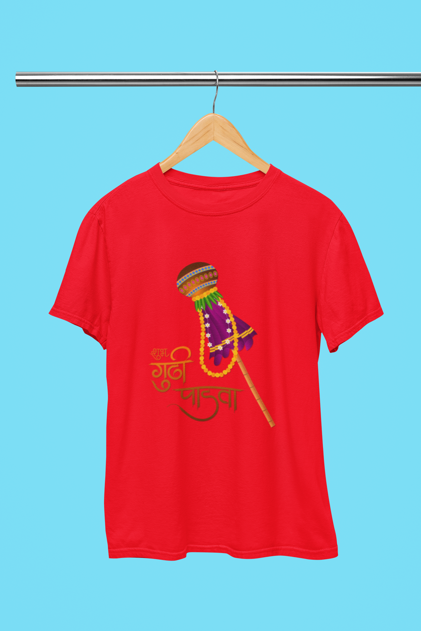 GUDI PADWA FESTIVAL BEAUTIFUL T-SHIRT