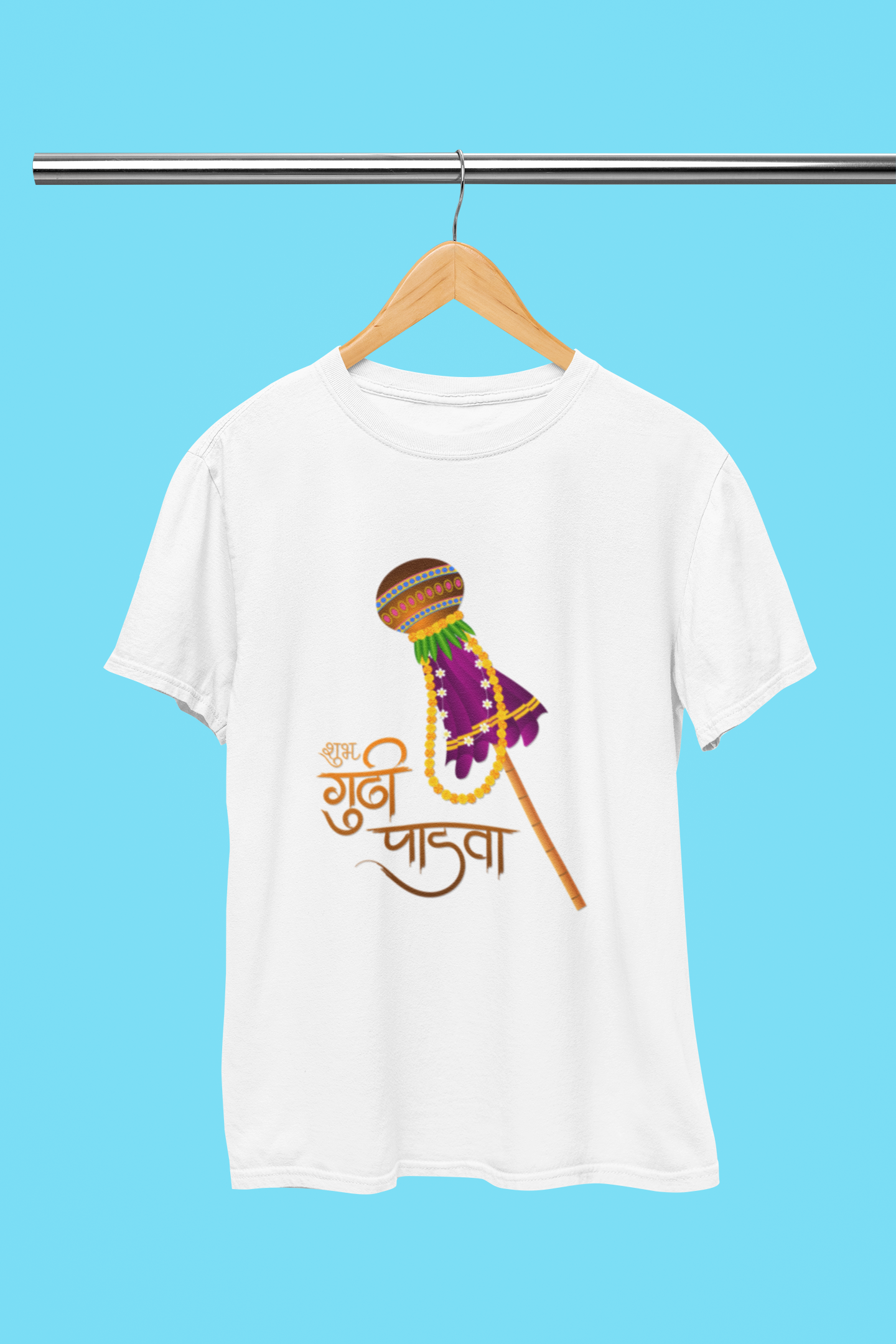 GUDI PADWA FESTIVAL BEAUTIFUL T-SHIRT