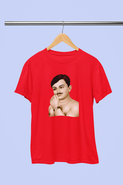 CHANDRA SHEKAR AZAD PIC  T-SHIRT