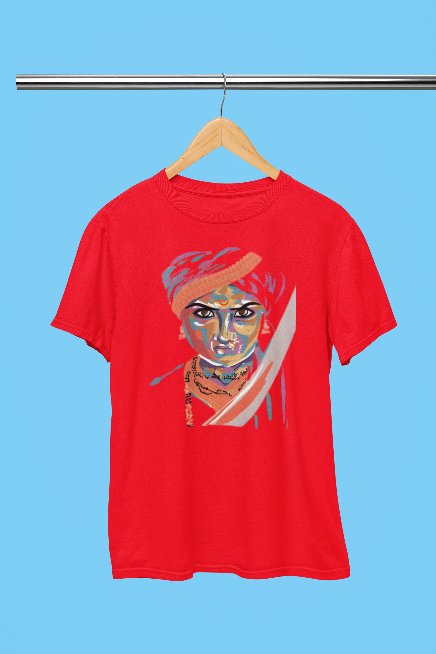 RANI JHANSI LAKSHMI BAI LOGO T-SHIRT