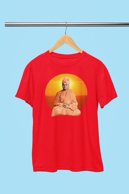 SWAMI VIVEKANANDA YOGA PADMASANA T-SHIRT