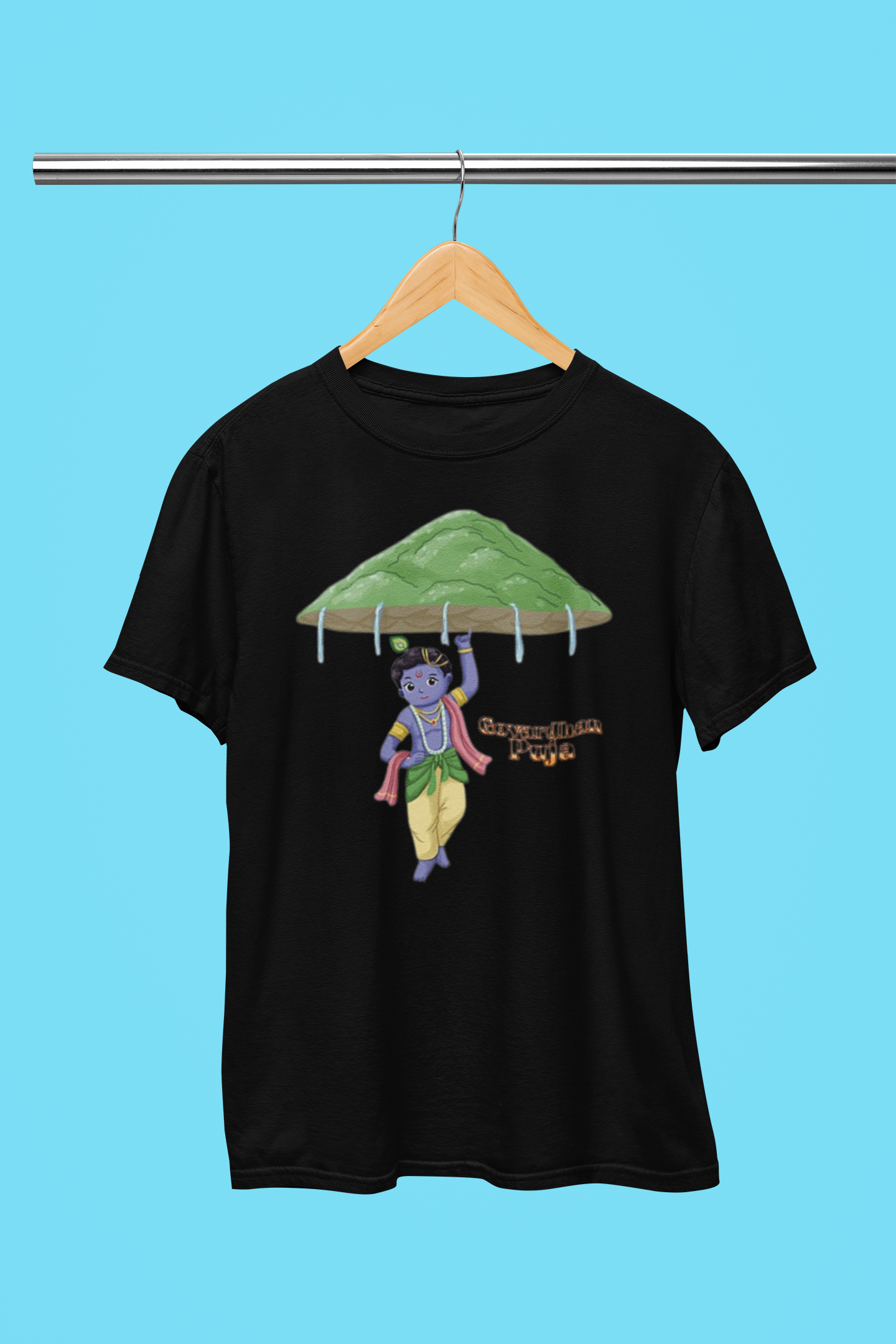 GOVARDHAN PUJA BAL KRISHNA T-SHIRT