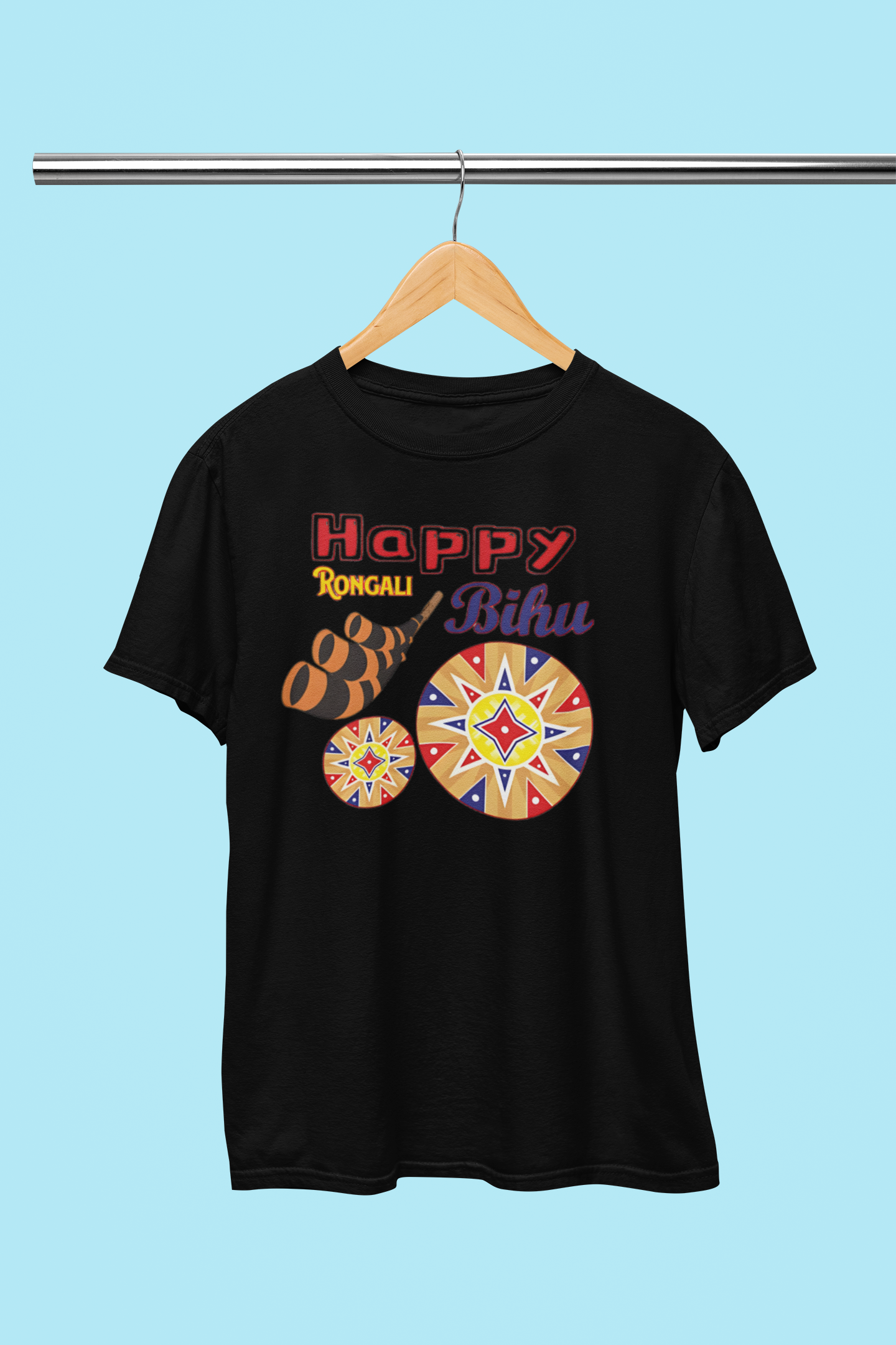 HAPPY RONGALI BIHU T-SHIRT