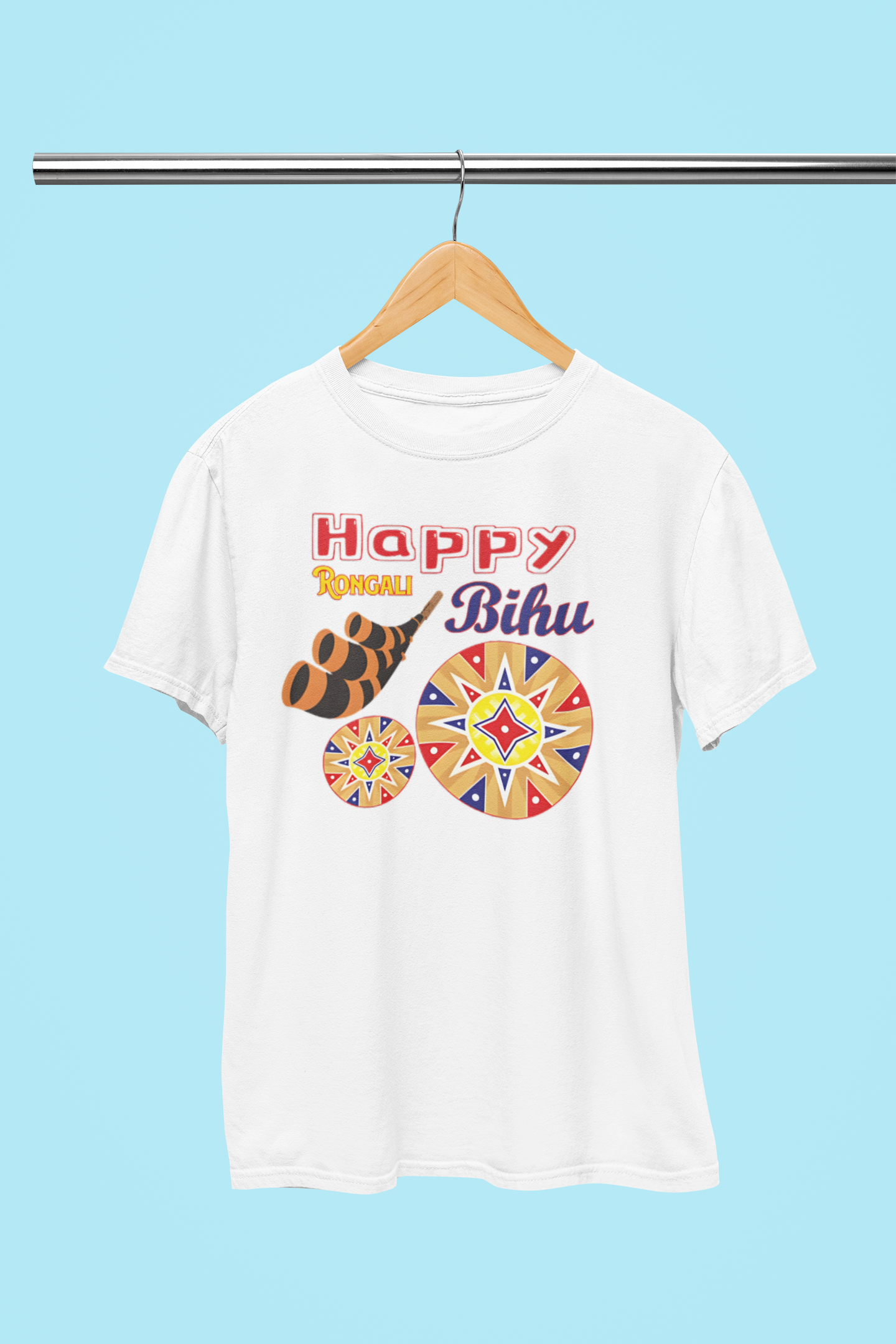 HAPPY RONGALI BIHU T-SHIRT