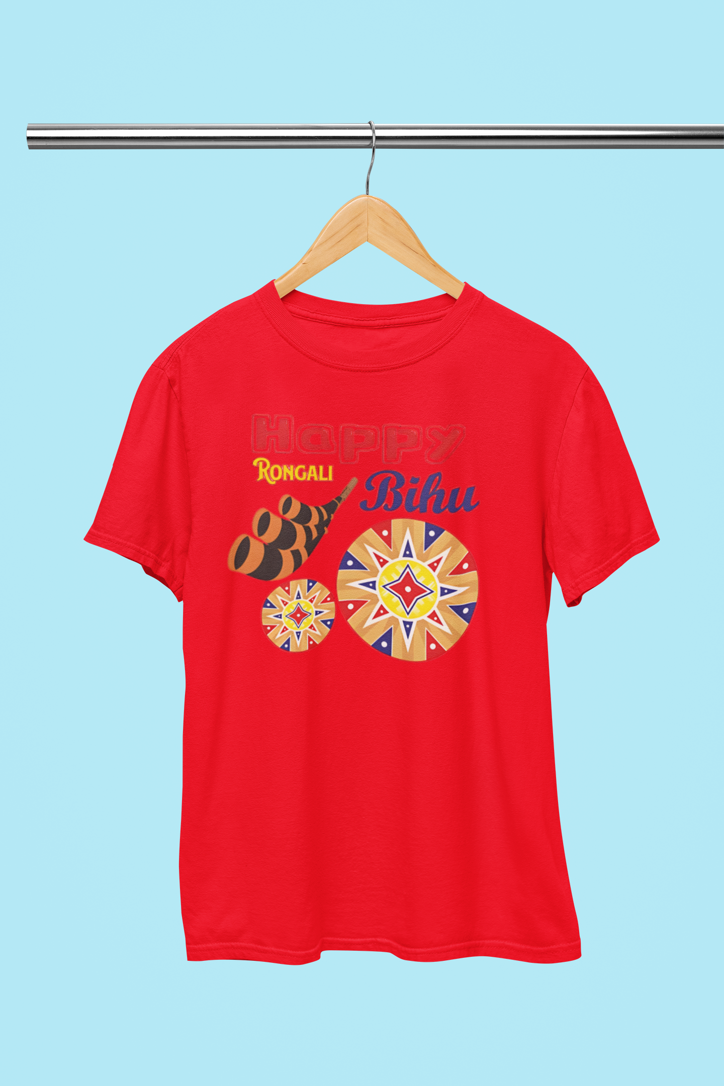 HAPPY RONGALI BIHU T-SHIRT