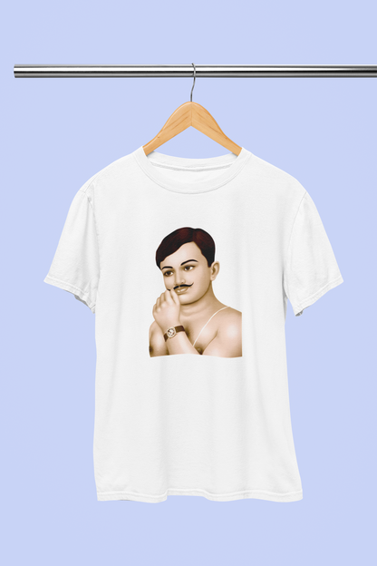 CHANDRA SHEKAR AZAD PIC  T-SHIRT