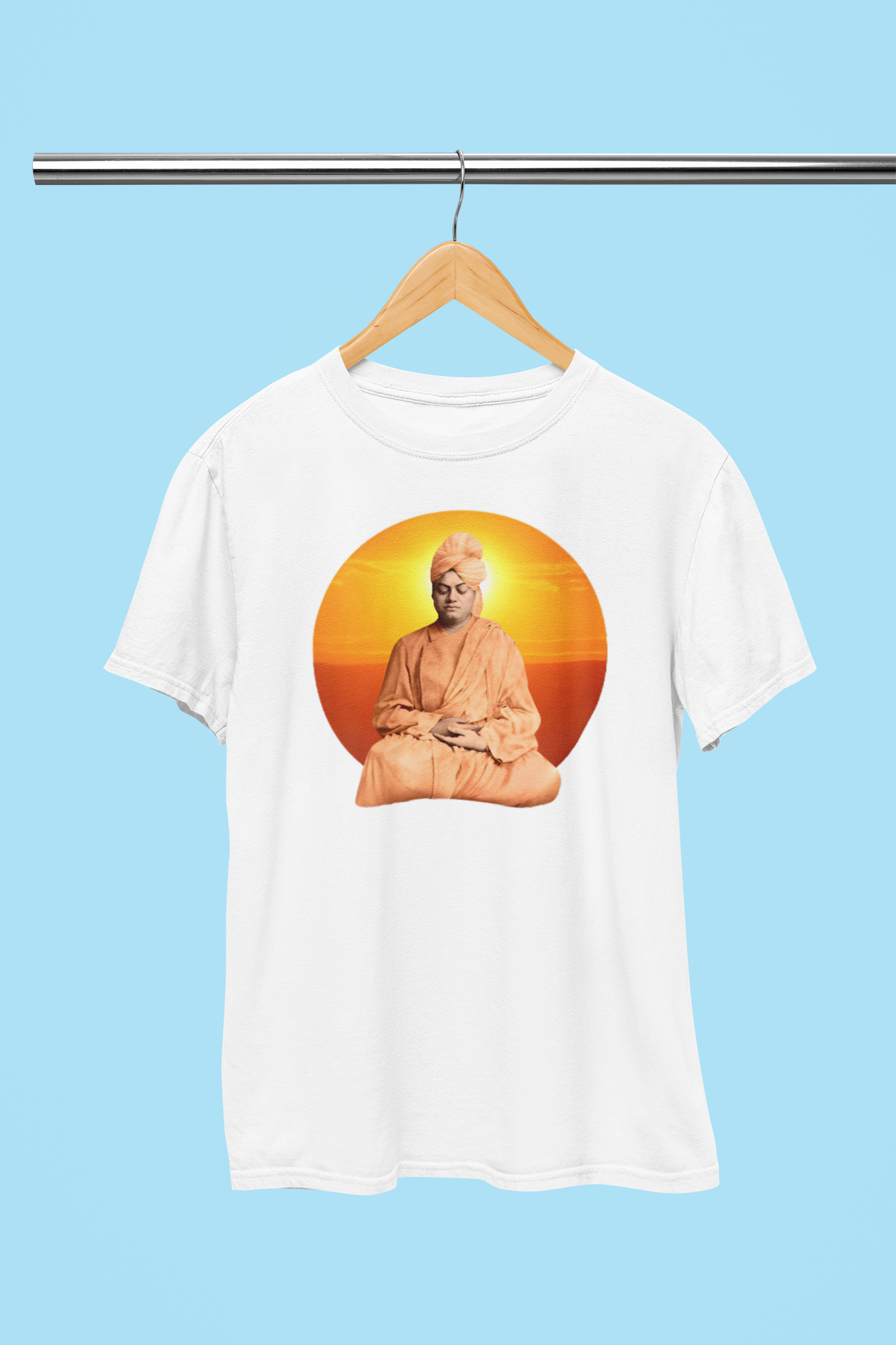 SWAMI VIVEKANANDA YOGA PADMASANA T-SHIRT