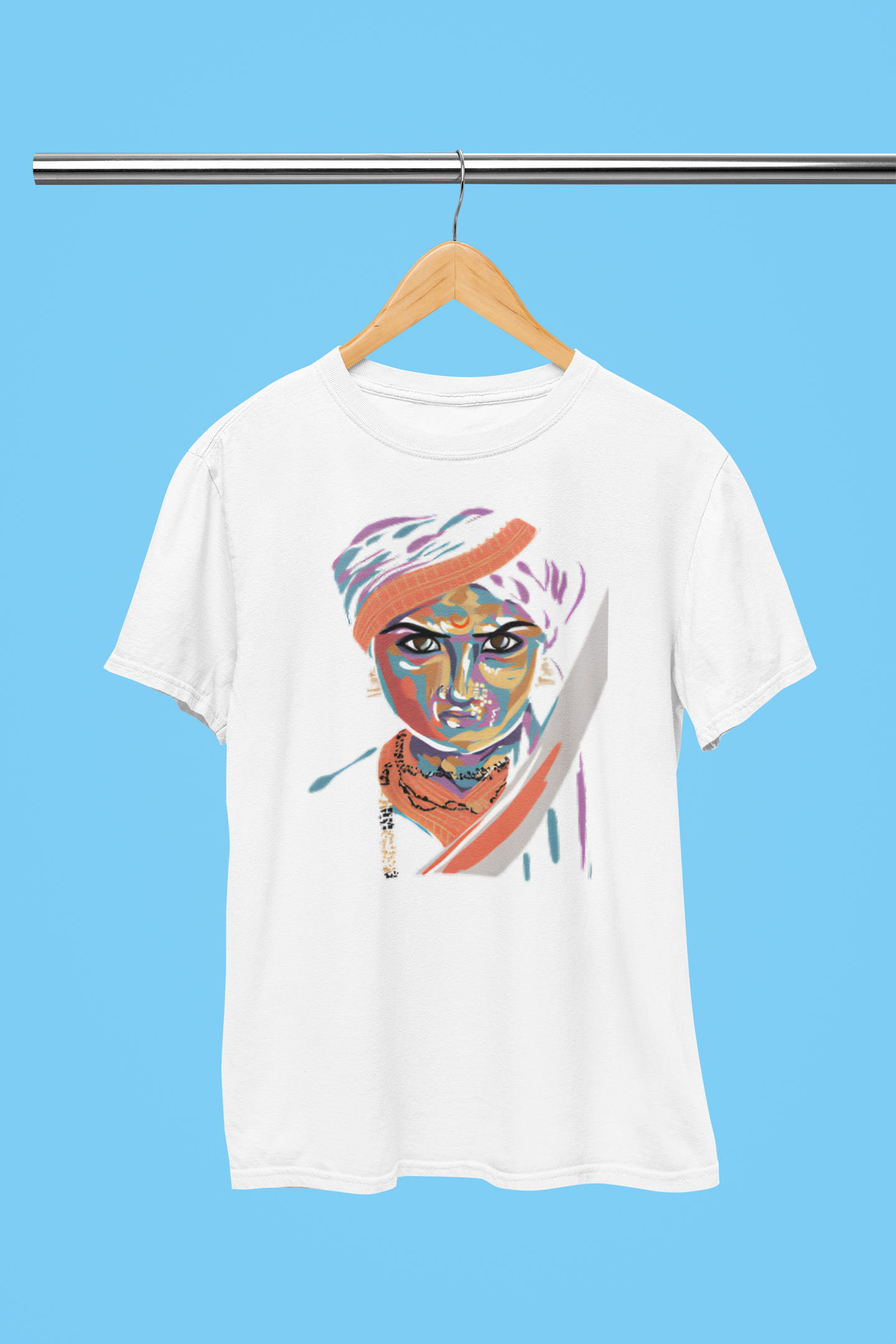 RANI JHANSI LAKSHMI BAI LOGO T-SHIRT