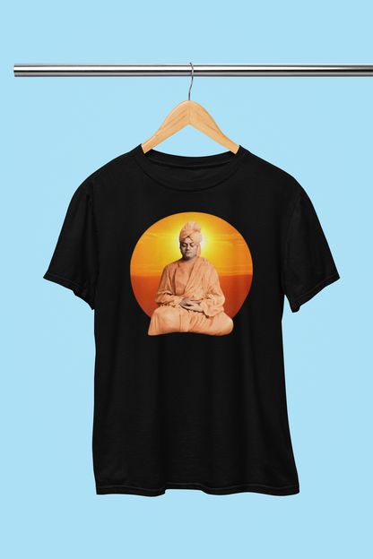 SWAMI VIVEKANANDA YOGA PADMASANA T-SHIRT