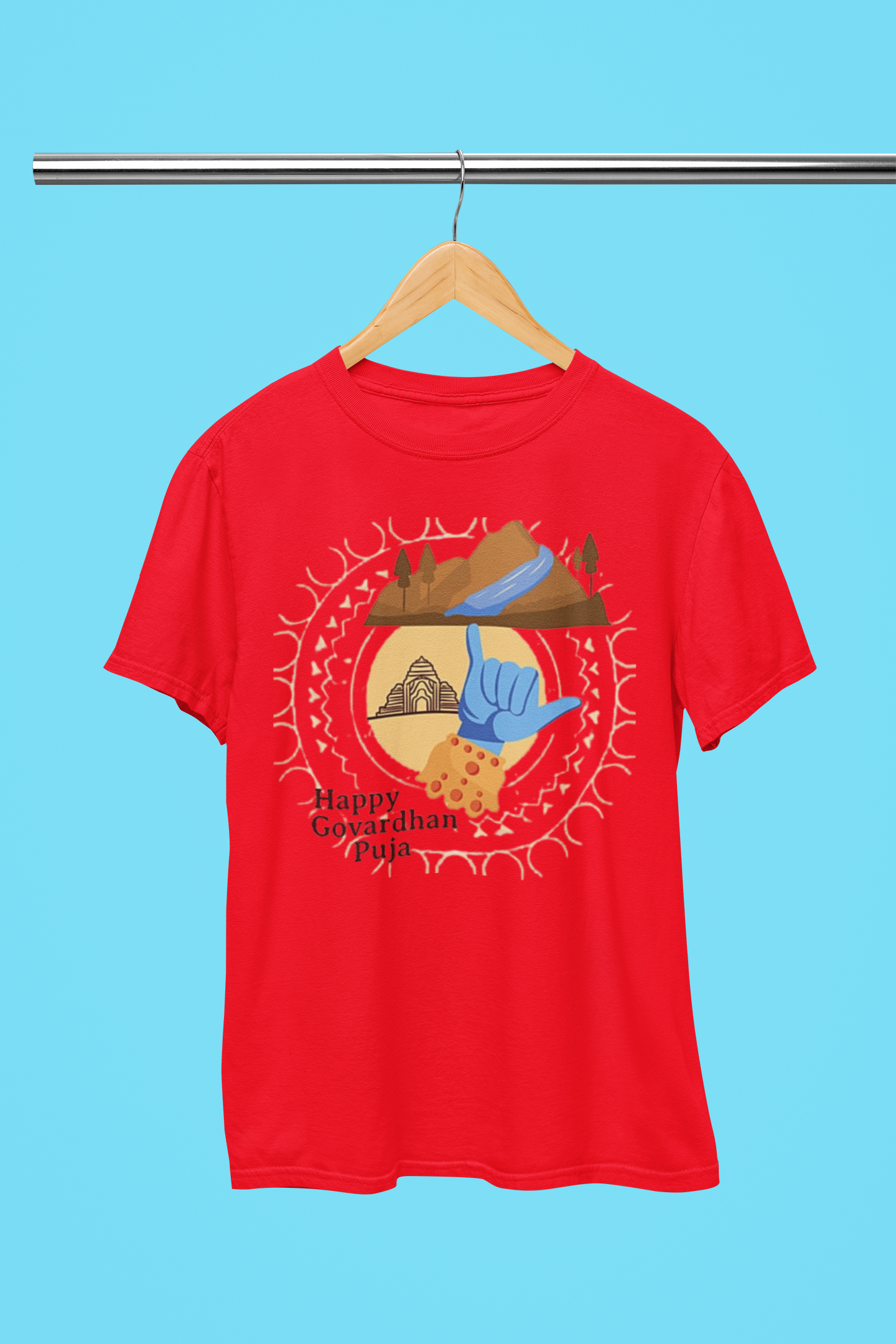 GOVARDHAN PUJA 3 T-SHIRT