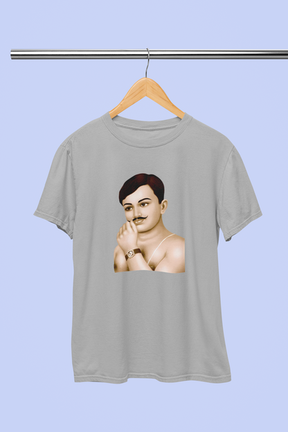 CHANDRA SHEKAR AZAD PIC  T-SHIRT