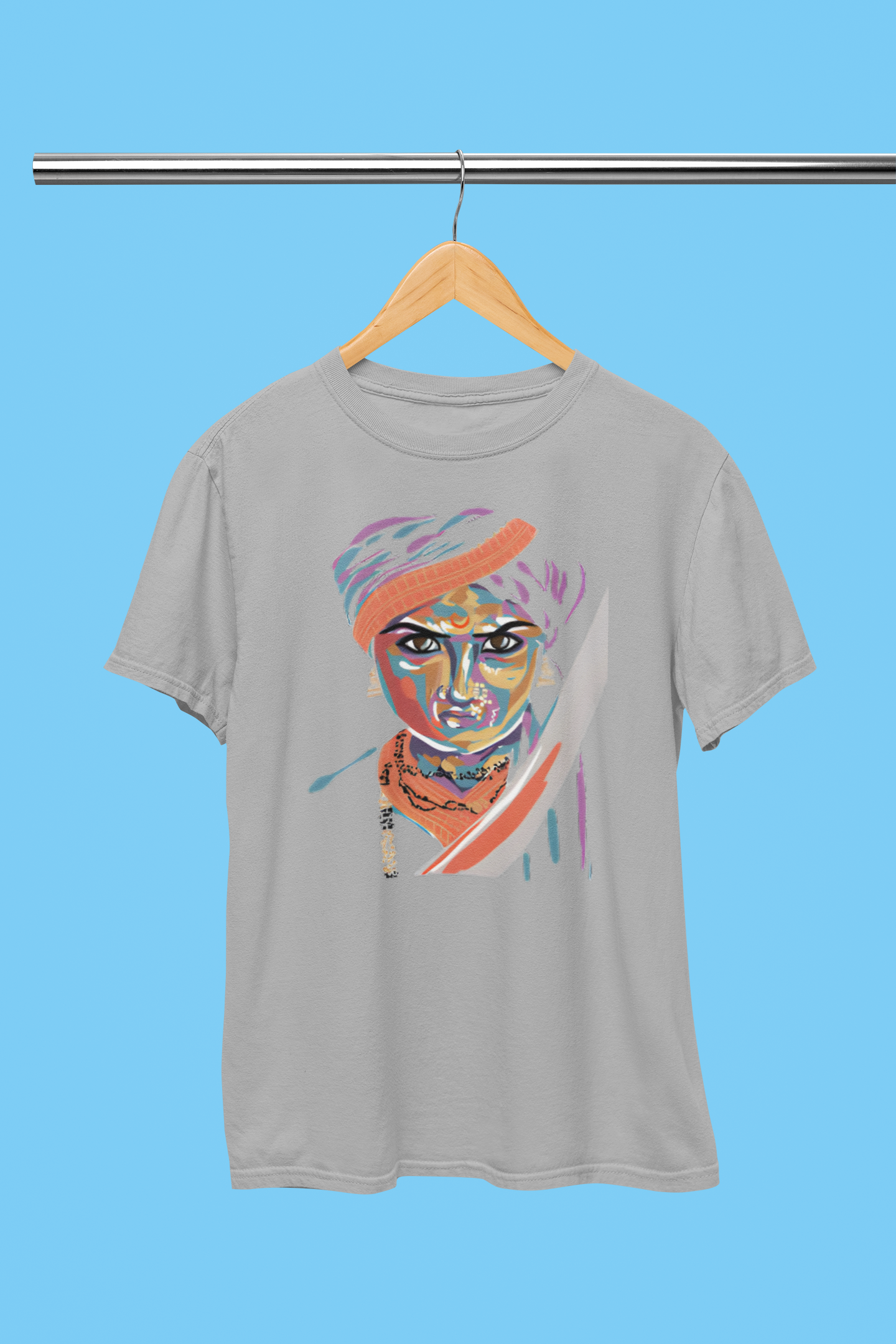 RANI JHANSI LAKSHMI BAI LOGO T-SHIRT