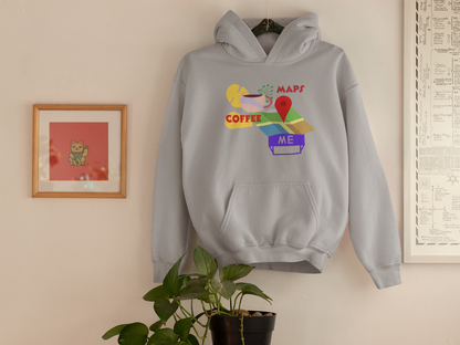 MAPS COFFEE ME T SHIRT