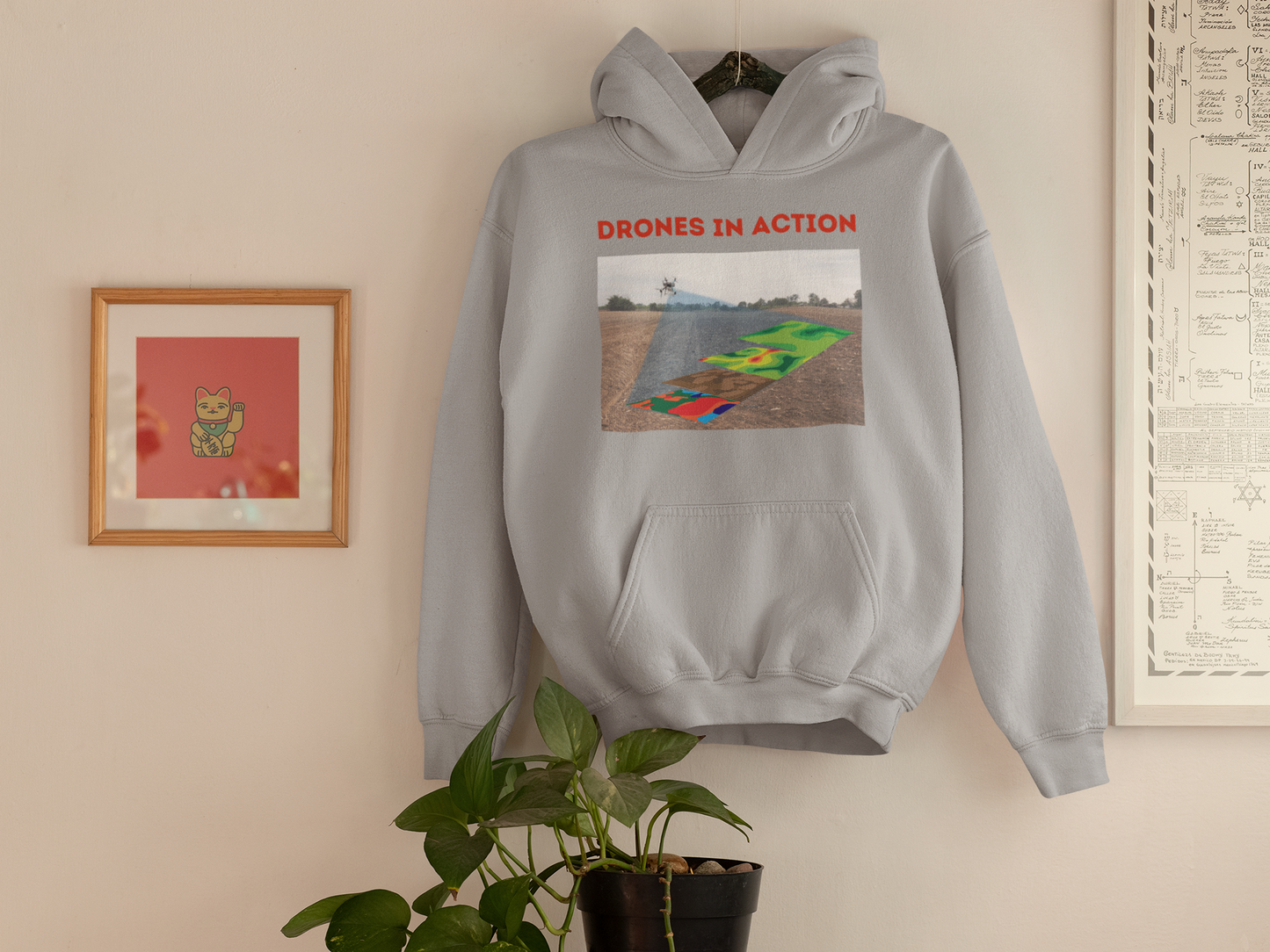 DRONES IN ACTION T SHIRT