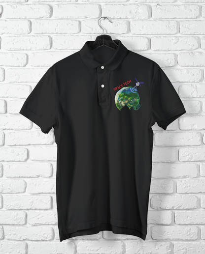 SPACE TECH POLO T SHIRT
