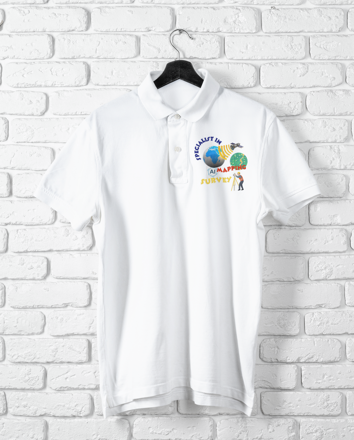 SPECIALIST IN MAPPING POLO T SHIRT