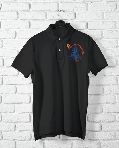 MAP YOUR DESTINATION POLO T SHIRT