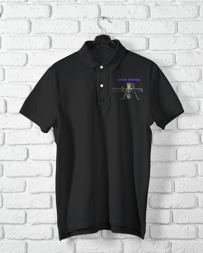 LIDAR DRONES POLO T SHIRT