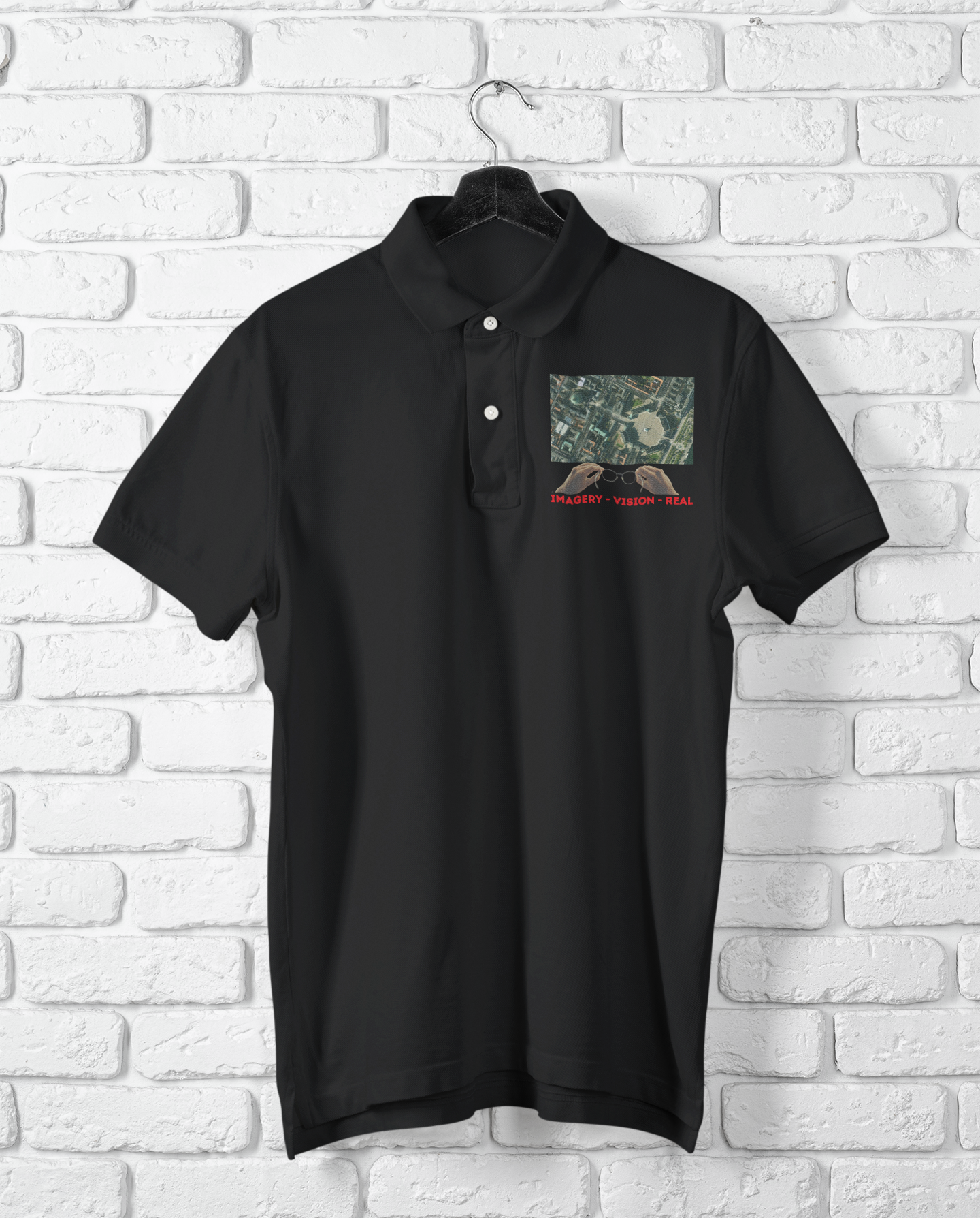 IMAGE-VISION-REAL POLO T SHIRT