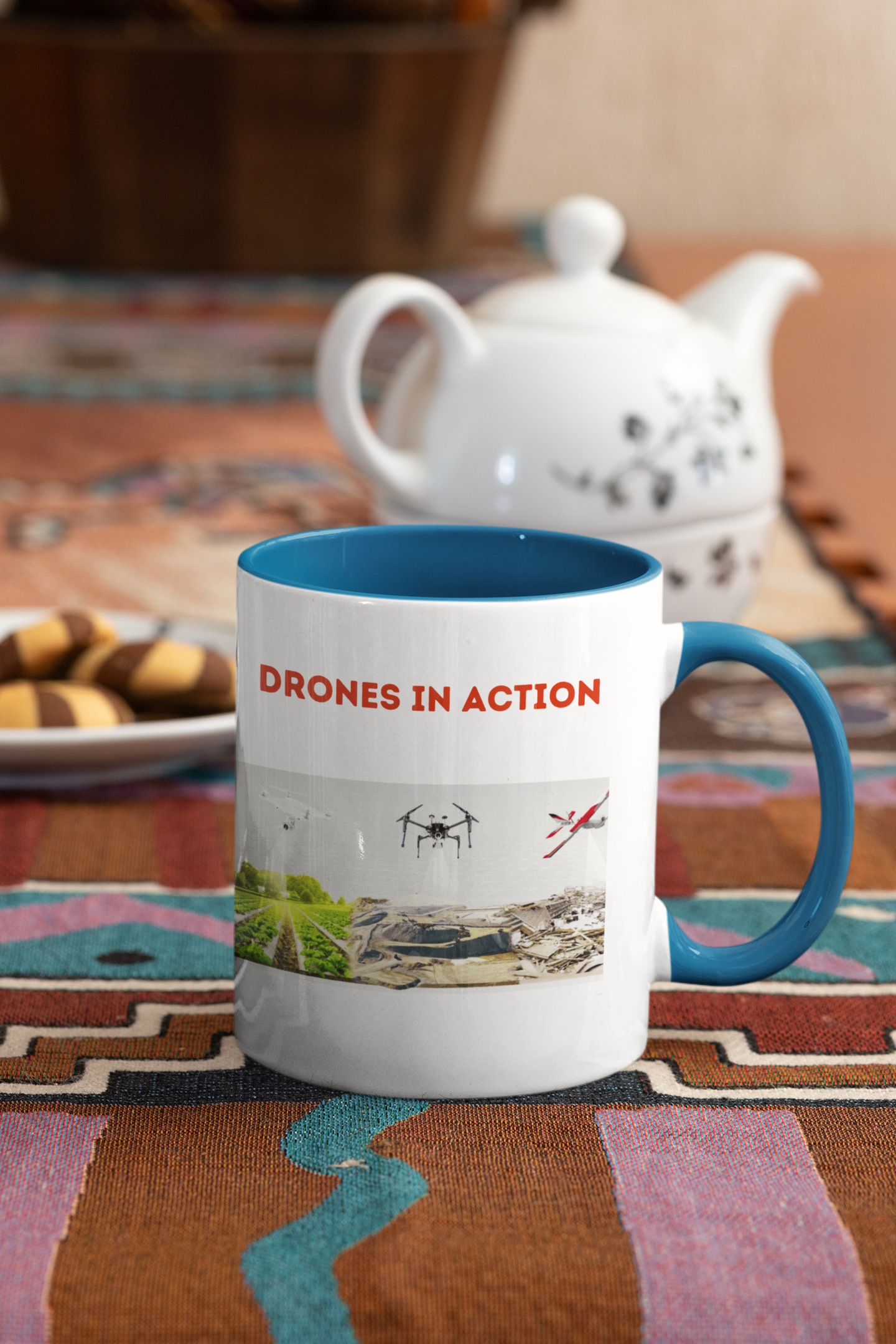 DRONES IN ACTION MUG