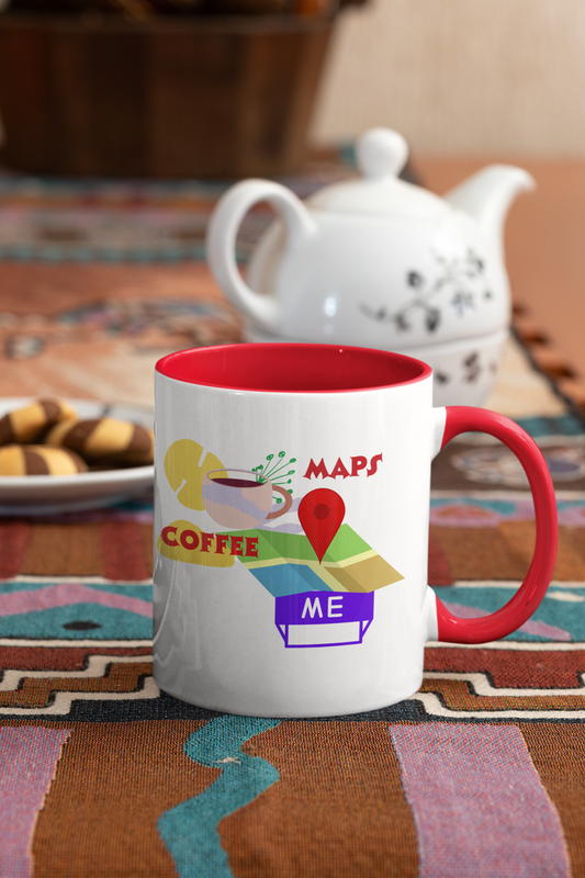 Coffee Maps Me Mug