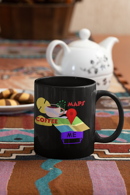 Coffee Maps Me Mug