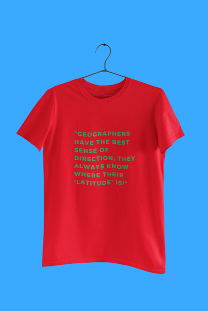 GEOGRAPHY GEOGRAPHER T SHIRT